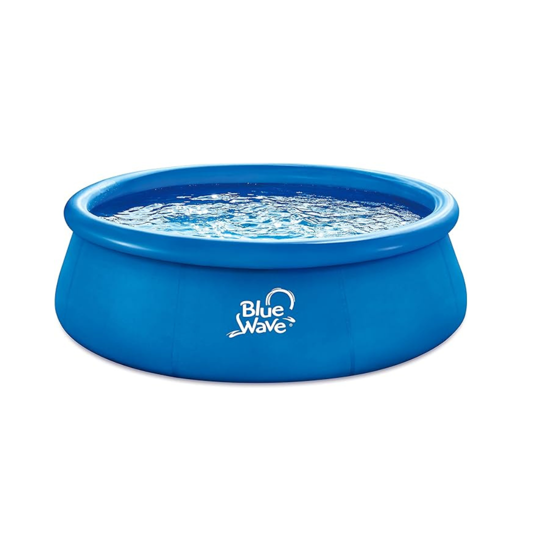 Blue Wave 9ft Round 30" Deep Speed Family Cover Quick Set Pool