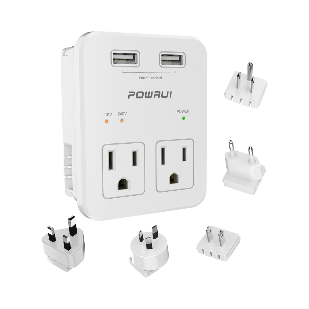 Powrui Travel Essentials International Power Plug Adapter