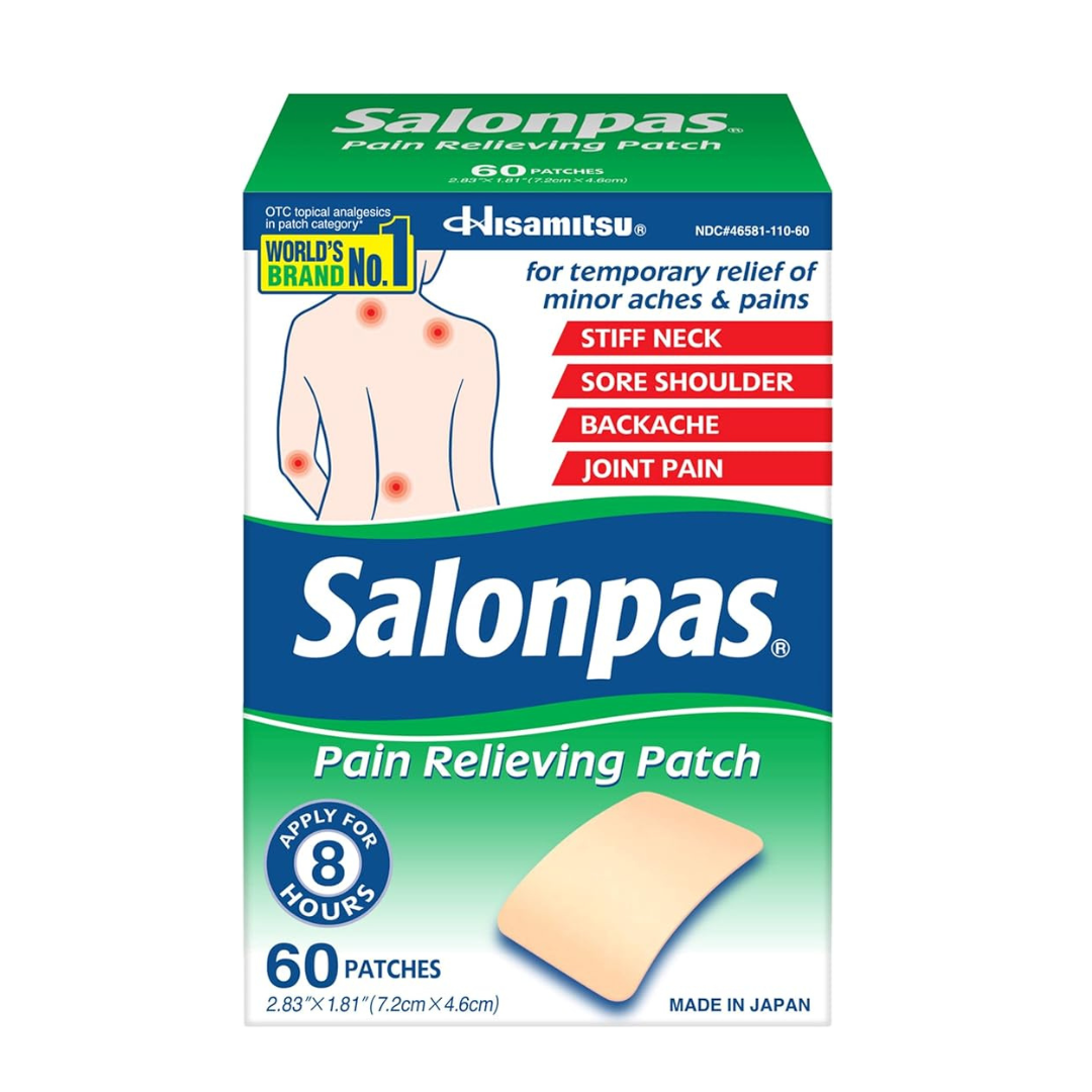 60-Count Salonpas Muscle Soreness Pain Relieving Patch