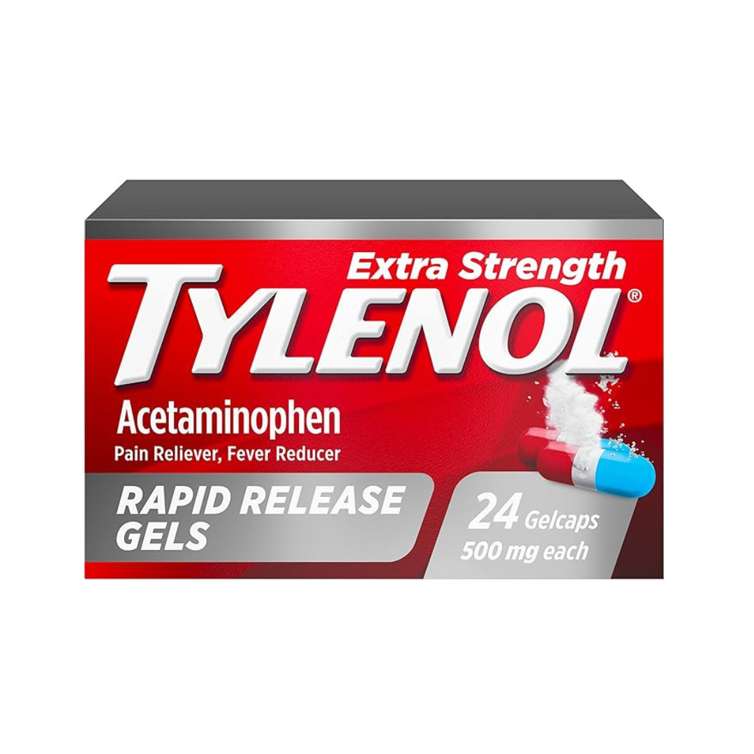 24-Count Tylenol Extra Strength Acetaminophen Rapid Release Gels
