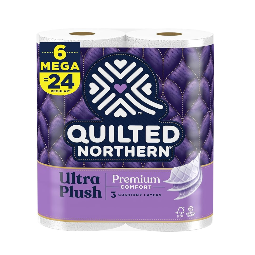 Quilted Northern Ultra Plush Toilet Paper (6 Mega Rolls)