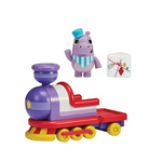 Pikwik Pack Tibor's Train Toy with Exclusive Conductor Tibor Figure