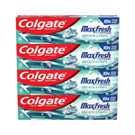 4-Pack Colgate Max Fresh Whitening Toothpaste with Mini Strips, 6.3 Oz
