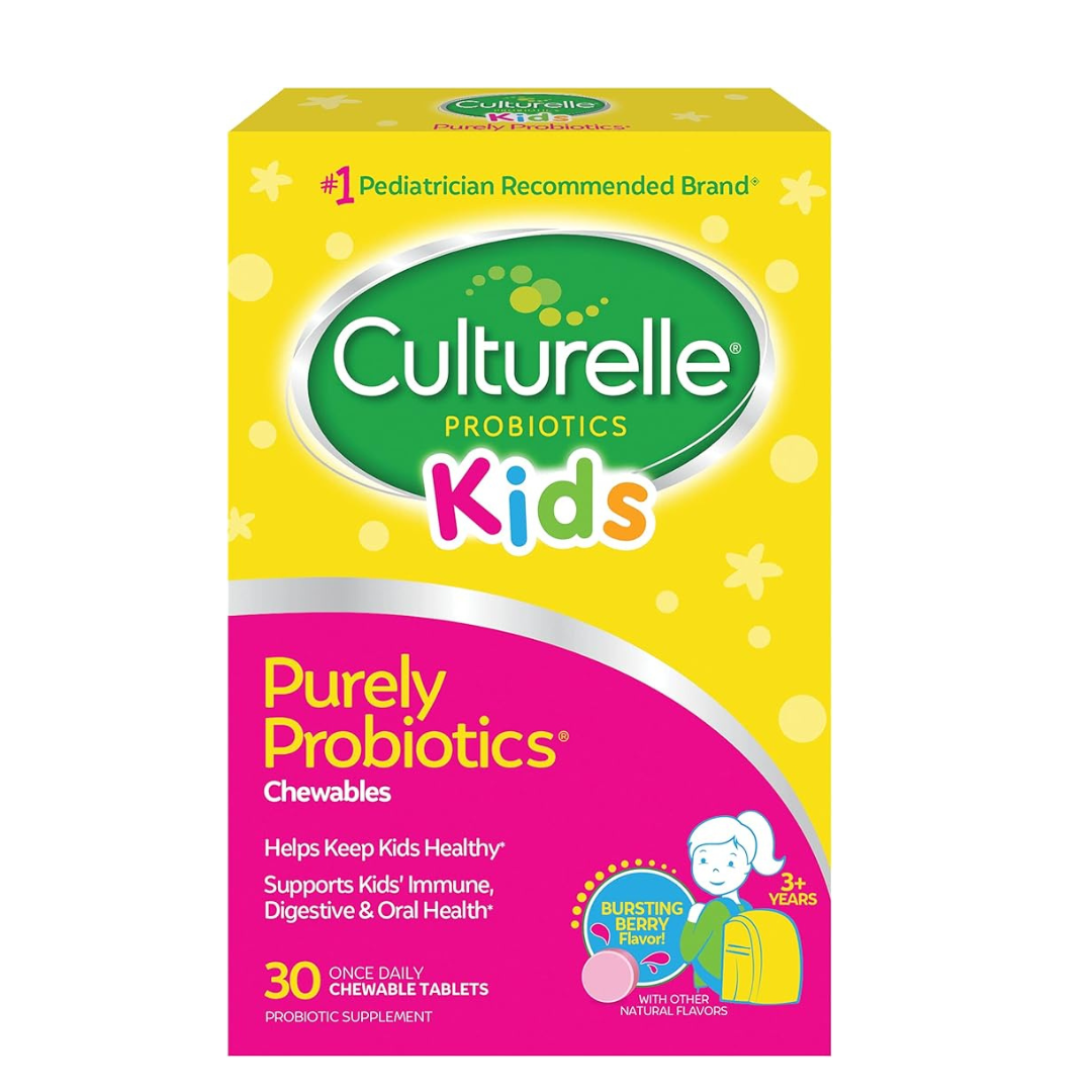 Culturelle Kids Chewable Daily Probiotic for Kids (30 Count)