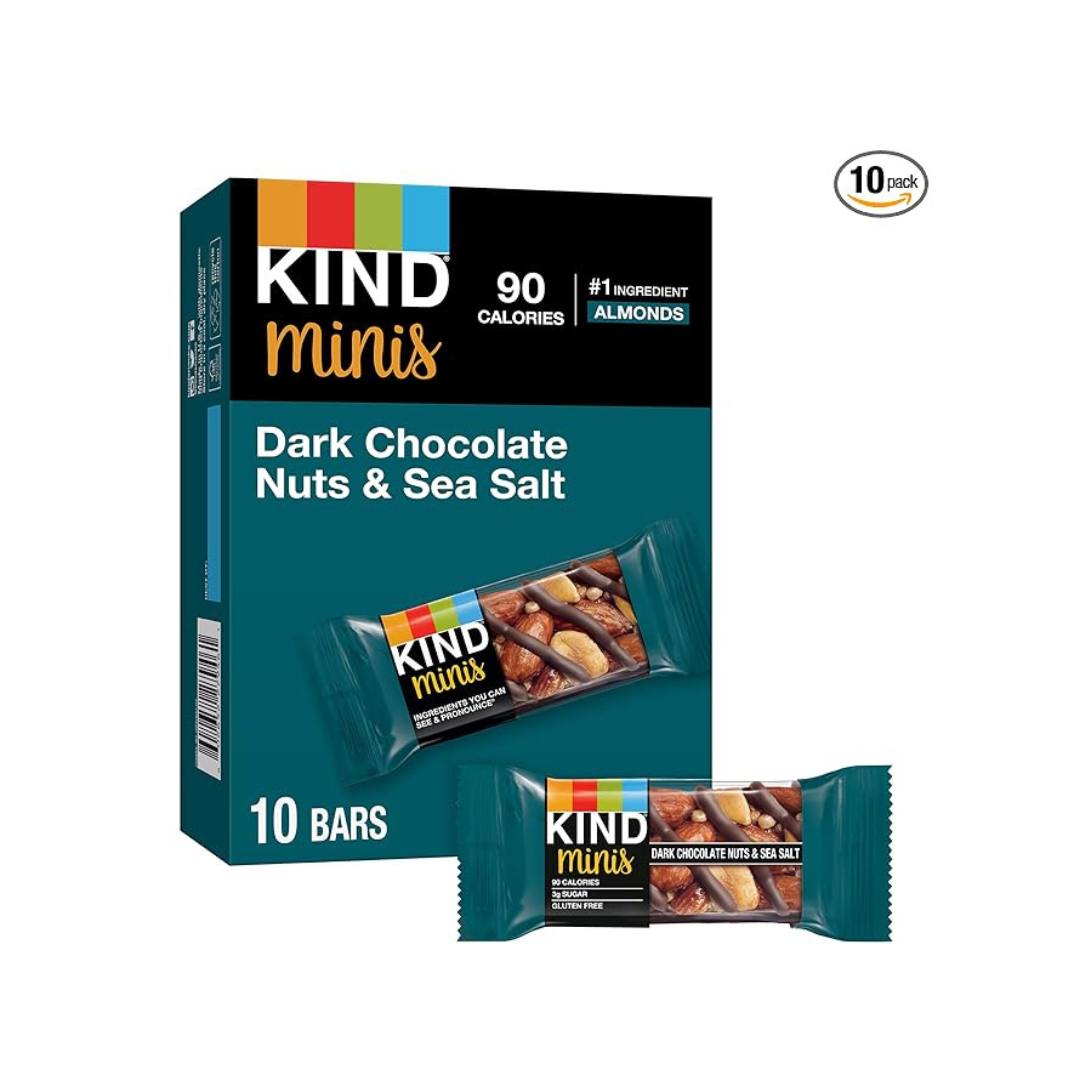KIND Minis, Dark Chocolate Nuts & Sea Salt (10 Count)