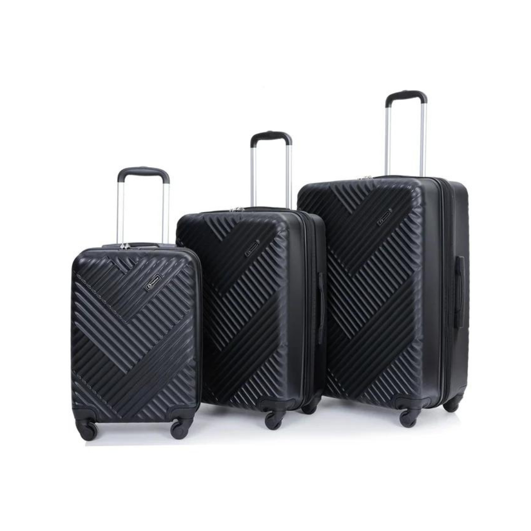 3-Piece Travelhousee Luggage Set w/TSA Lock Spinner Wheels (20" /24"/28")
