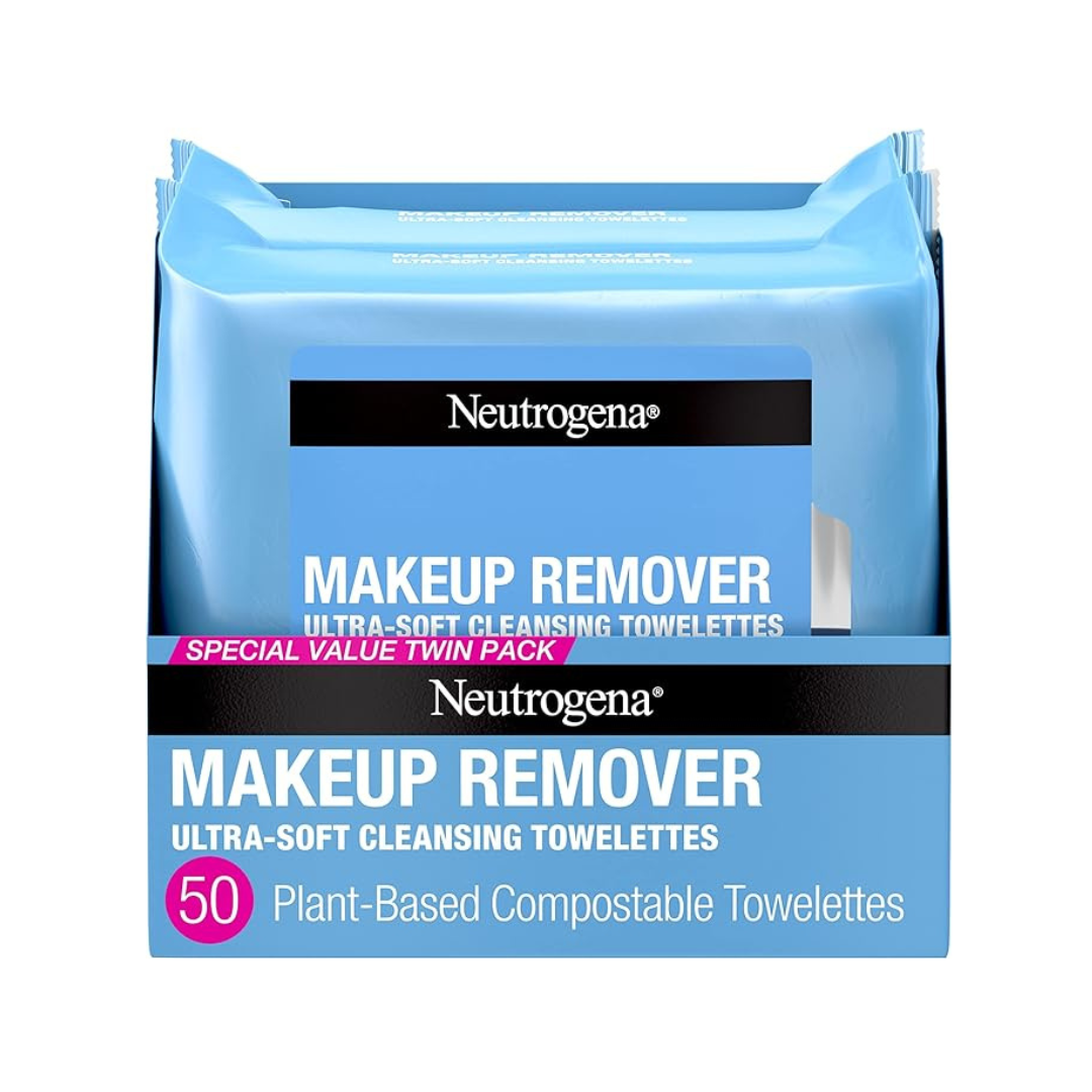 50-Count Neutrogena Waterproof Makeup Remover Cleansing Towelettes