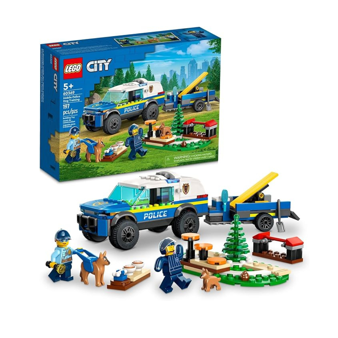 LEGO City Kids Mobile Police Dog Training SUV Car Toy Playset