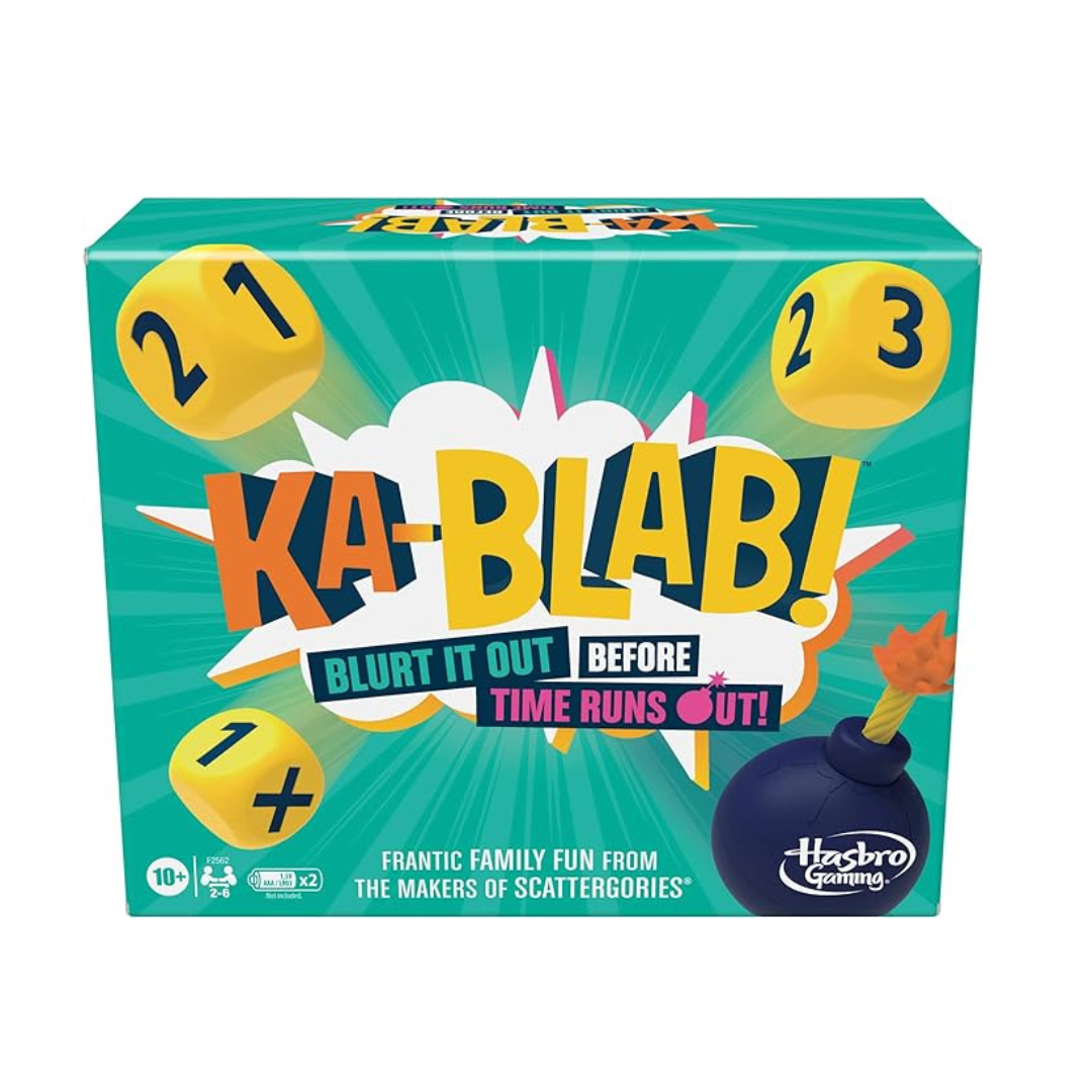Hasbro Gaming Ka-Blab! Family Kids and Adults, Party Board Games