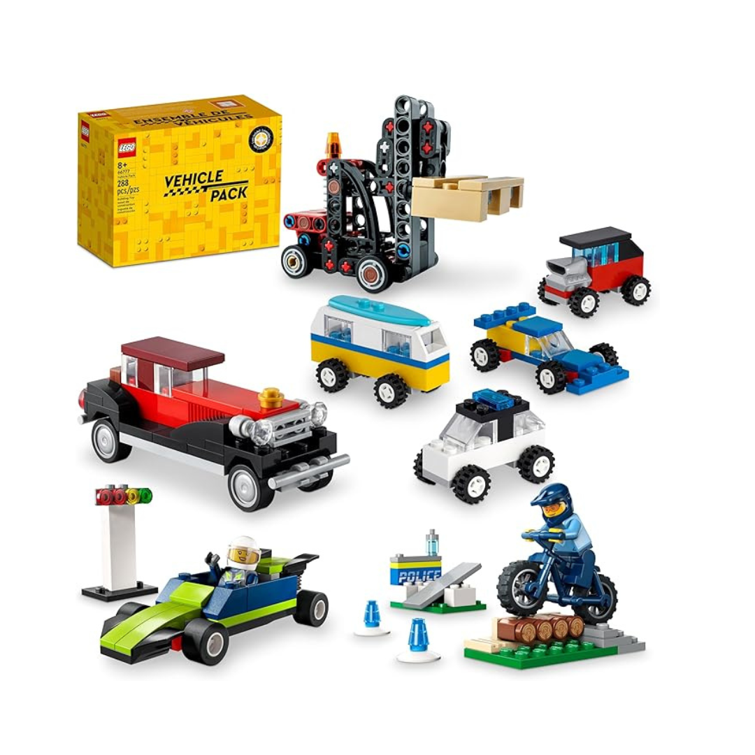 LEGO Creator Vehicle Pack Collectible Car Set with Buildable Car Toys