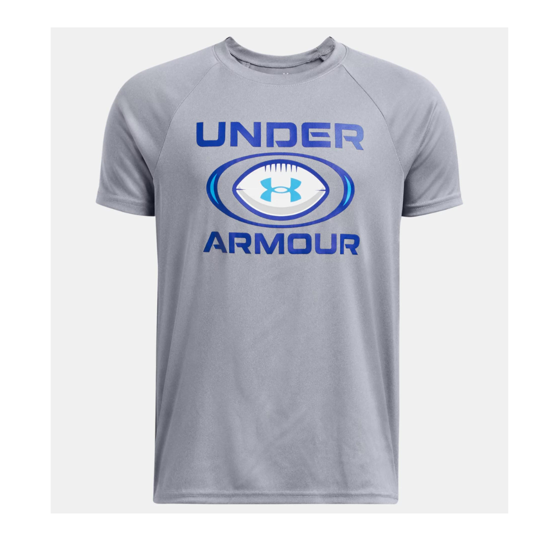 Under Armour Boys' Velocity Football Short Sleeve T-Shirts