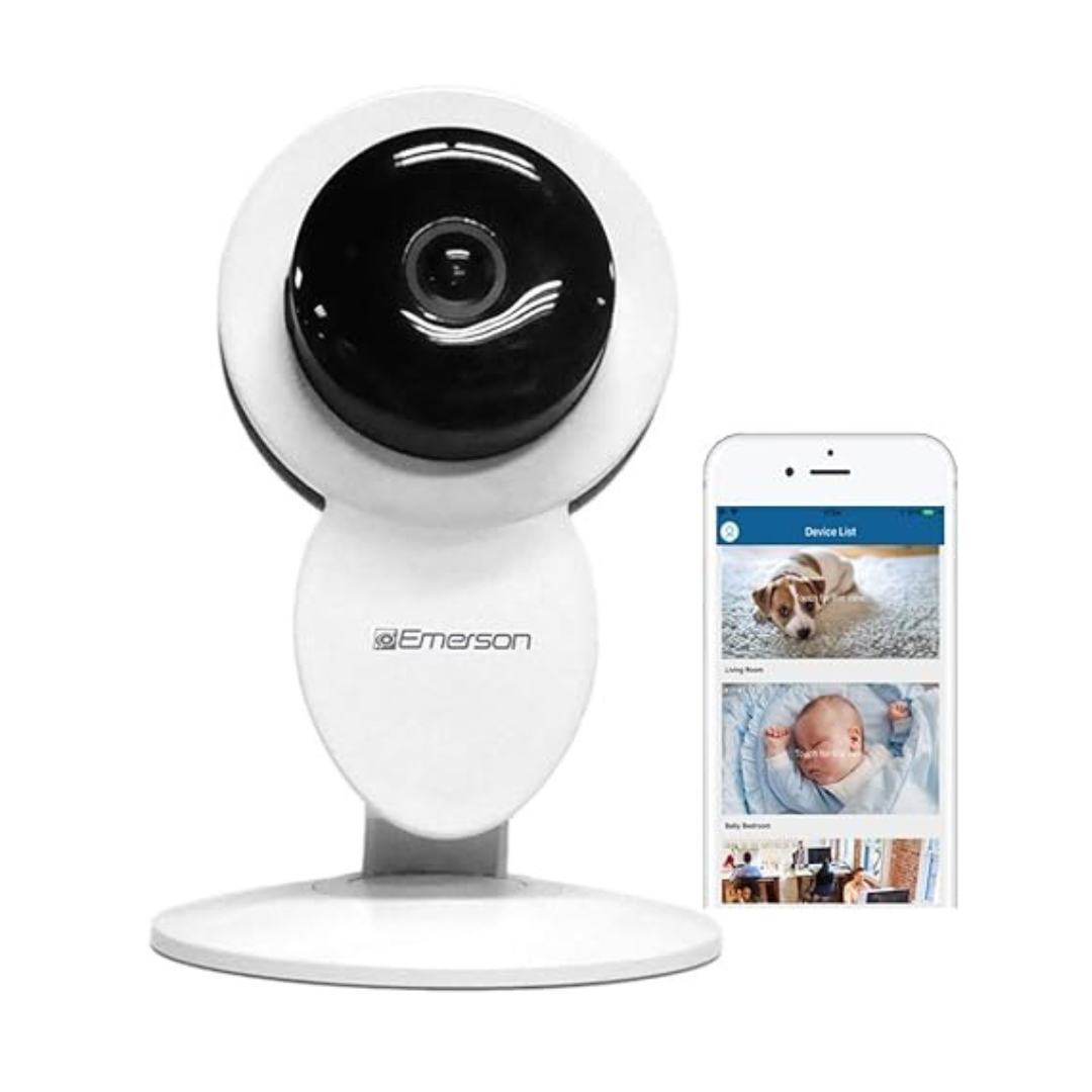Emerson 1080P WiFi Indoor Home Security Surveillance Camera