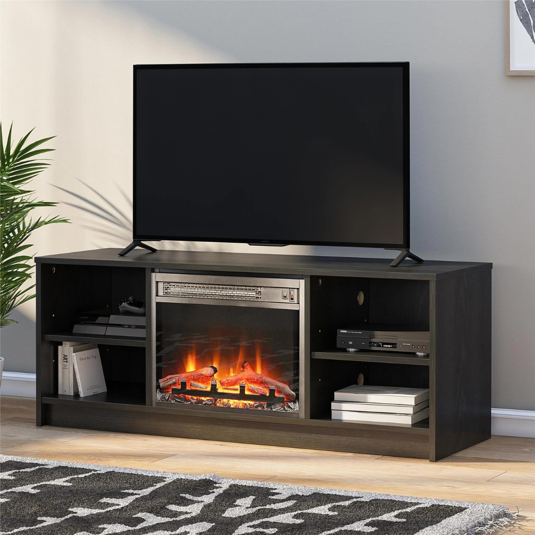 Mainstays Fireplace TV Stand for TVs Up to 55" (Various Colors)