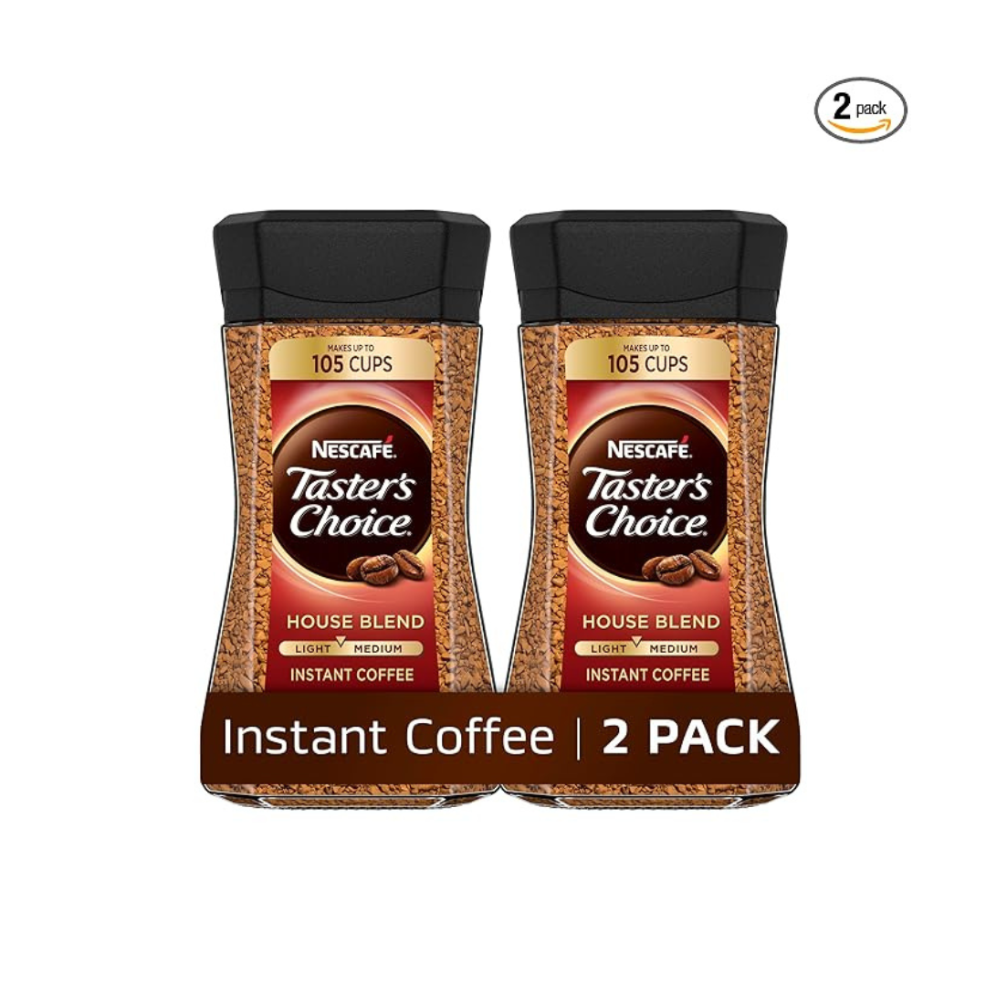 2-Pk Nescafe Taster’s Choice Instant, House Blend, (7 Oz Each)
