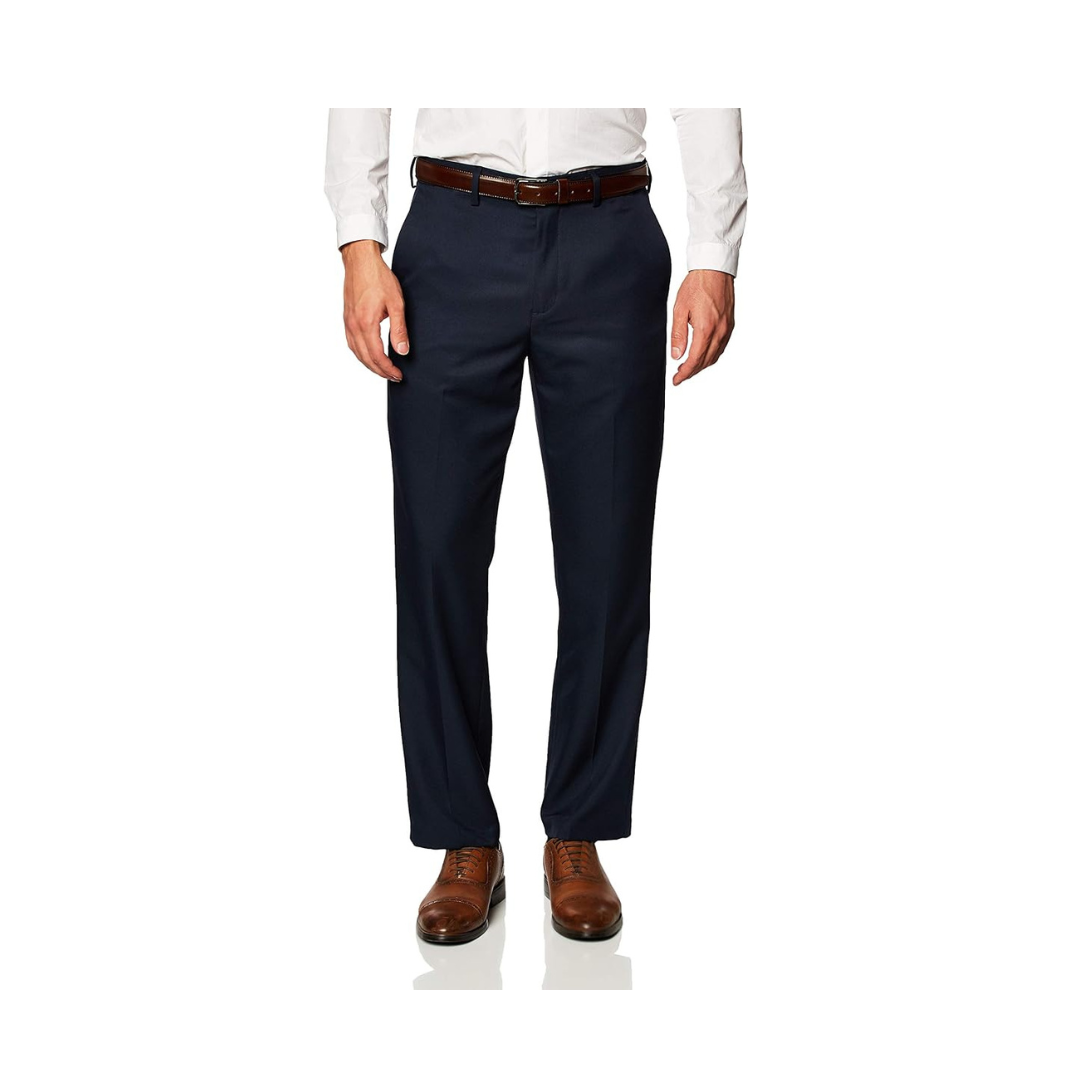 Amazon Essentials Men's Classic-Fit Flat-Front Dress Pant