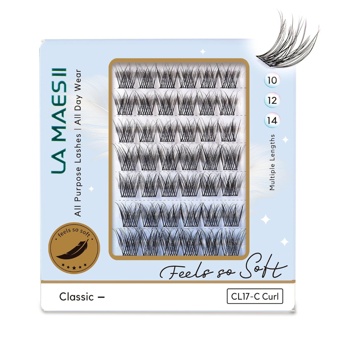 48-Piece Individual Lashes Wispy & Natural Clusters Lashes
