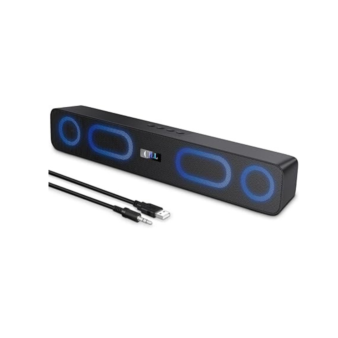 Votntut USB Powered Mini Wired Desktop Speakers