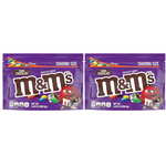 2 Bags Of M&M’S Dark Chocolate Candy 9.4oz Resealable Candy Bag (OU-Dairy)