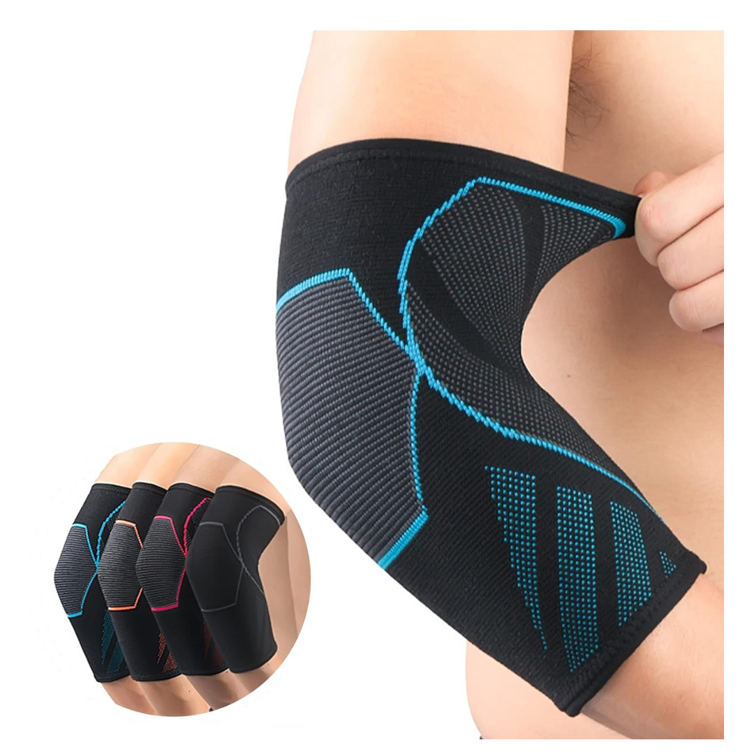 2-Pack Unisex Arm Supports Elbow Compression Sleeve
