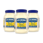 3 Jars of Hellmann’s Mayonnaise Real Mayo (30-Oz Each)