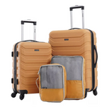 4-Piece Wrangler Miami Luggage & Packing Cubes + $27 Kohls Rewards