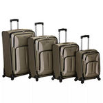 Rockland Impact 4-Piece Softside Spinner Wheel Luggage + $28 Kohls Rewards
