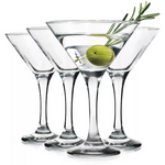 Home Essentials 4-Piece Basic Martini Glass Set