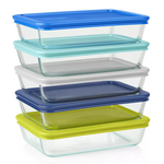 10-Piece Pyrex Meal Prep Glass Food Storage Set
