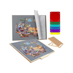Sancallie 1500-Pieces Puzzle Board With Drawers & Bracket Set