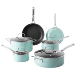 Martha Stewart 10-Piece Nonstick Aluminum Cookware Set