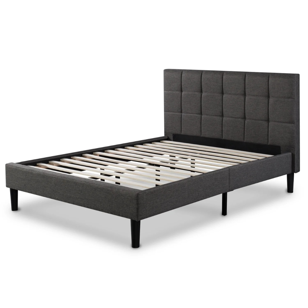 Zinus Lottie Upholstered Platform Bed Frame (Queen)