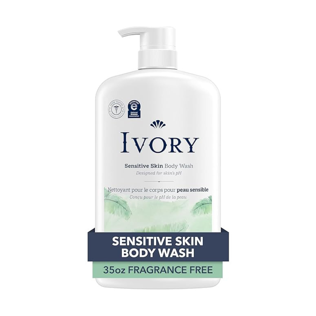 35-Oz Ivory Fragrance Free Body Wash (Sensitive Skin)