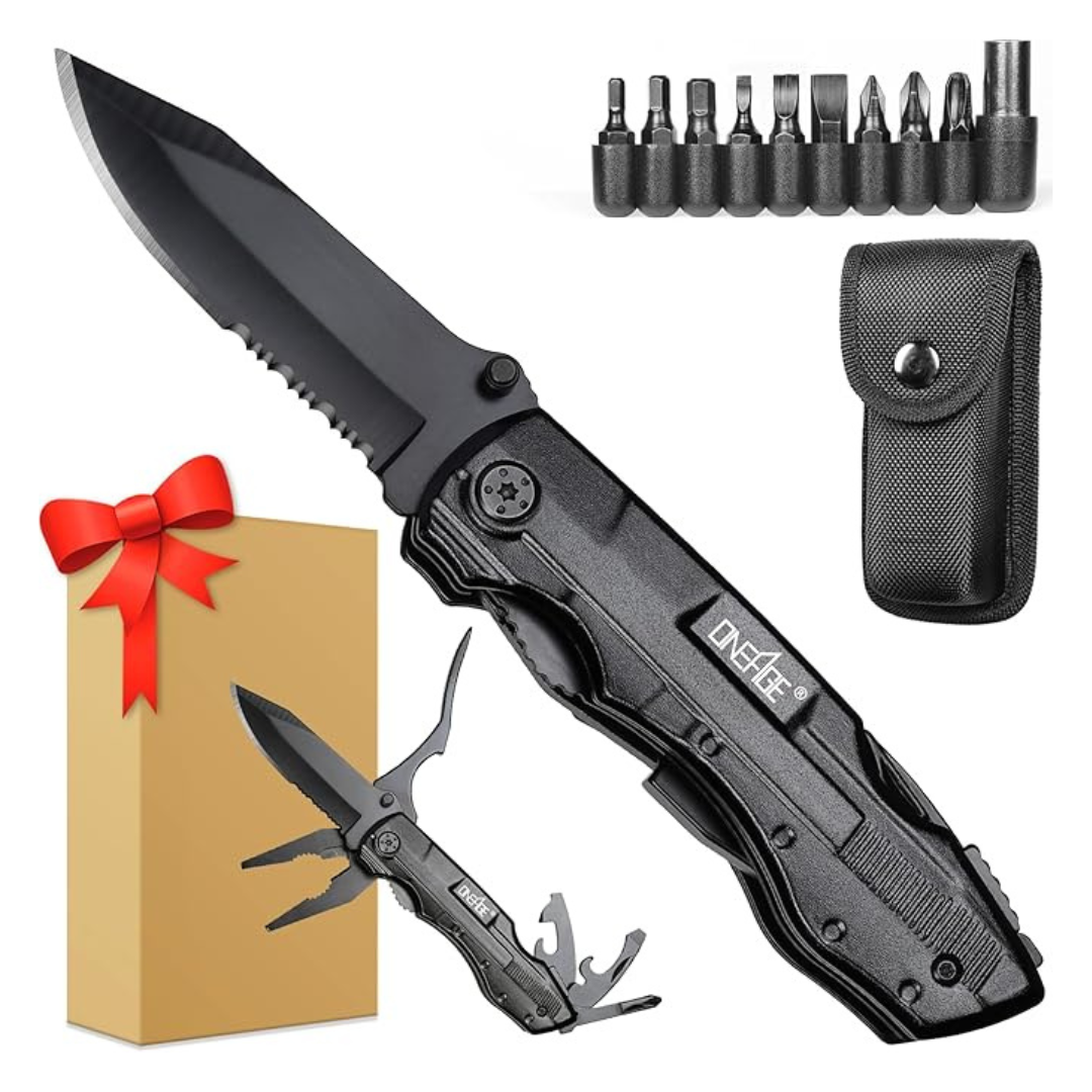 Oneage Stainless Steel Pocket Multitool Knife