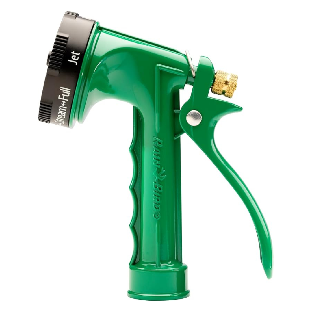 Rain Bird Pistol Grip Rear Trigger Garden Hose Nozzle (Green)