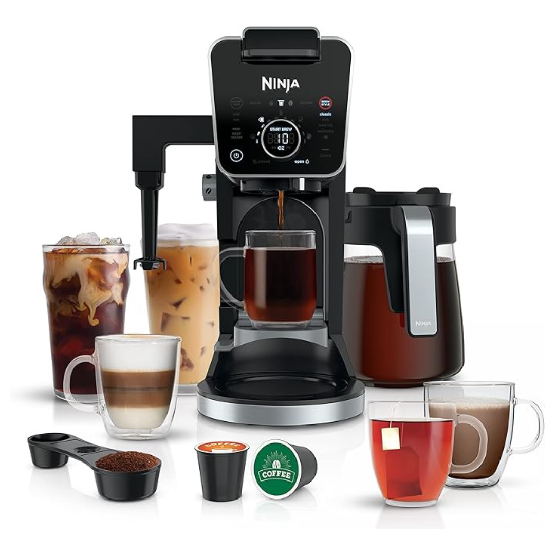 Ninja DualBrew Single-Serve 12-Cup Drip Coffee Maker W/K Cup Combo