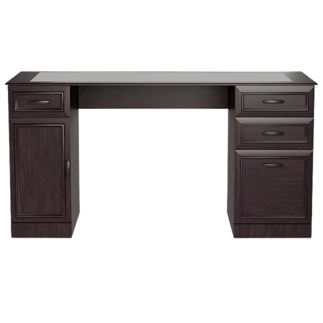 Staples Kendall Park 58.5" W Double Pedestal Desk