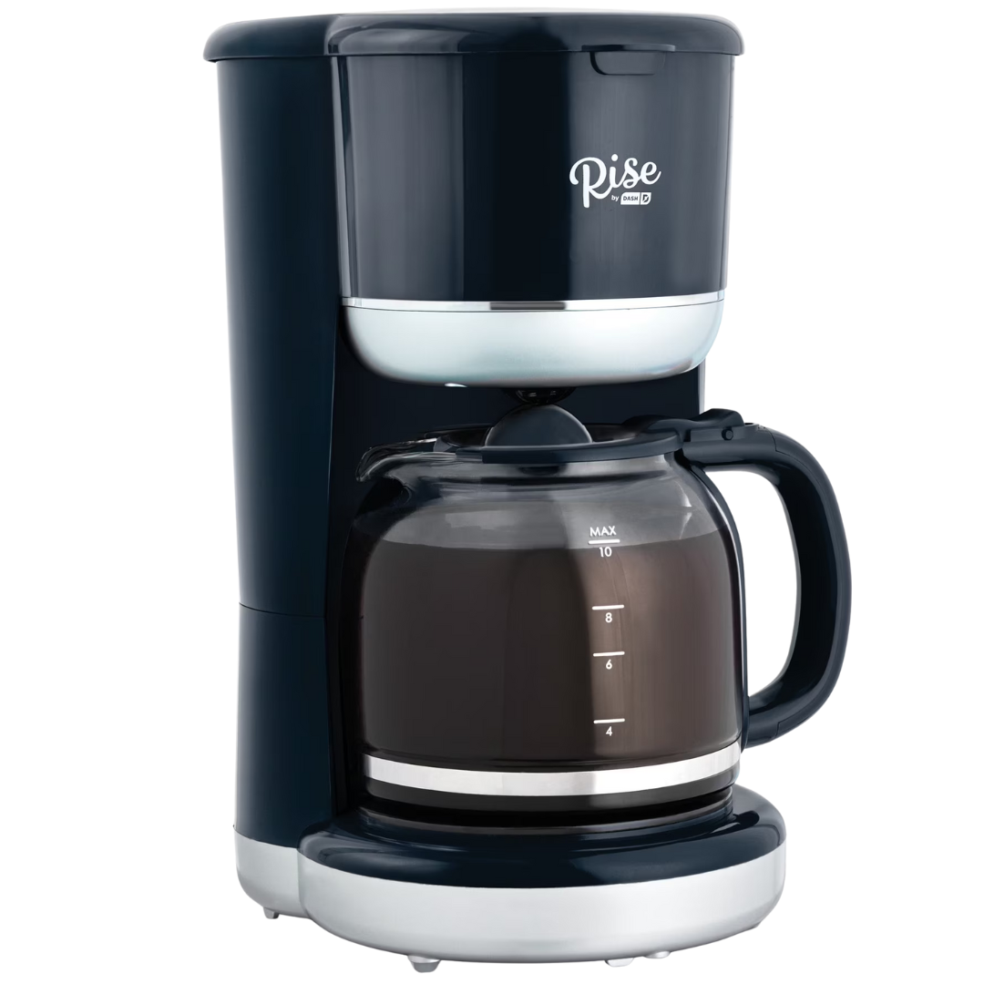 Rise By Dash 10 Cups Black Coffee Maker