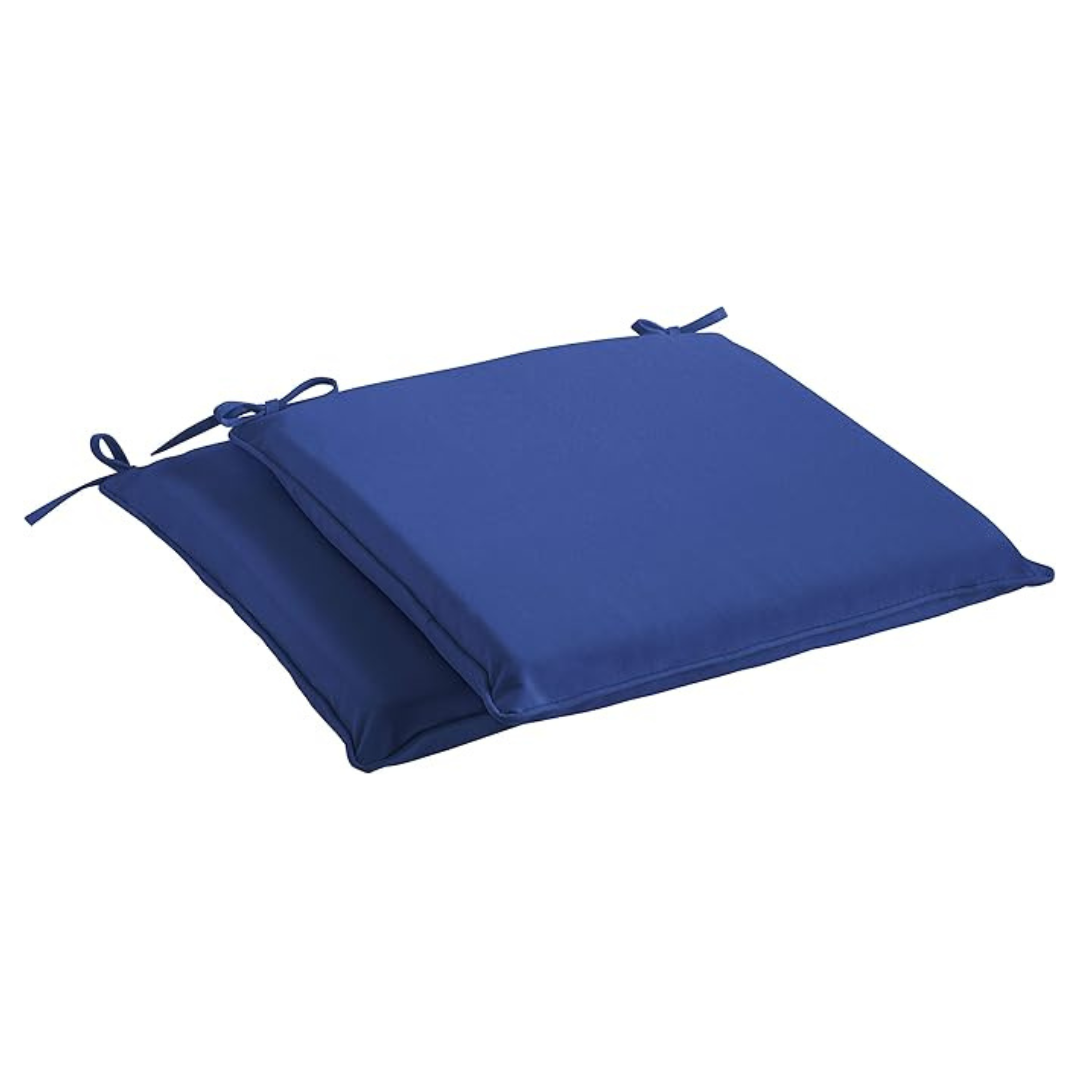 Set Of 2 Sorra Home Sunbrella Corded Chair Pad With Chair Ties