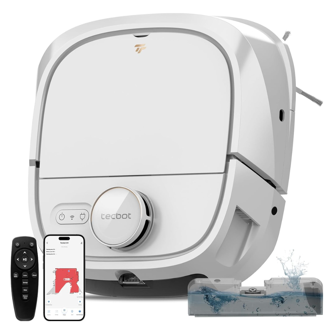 Tecbot M1 Pro Robot Vacuum And Mop