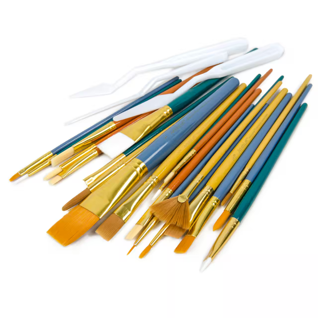 25-Piece Artist's Loft Necessities Super Value Brush Set