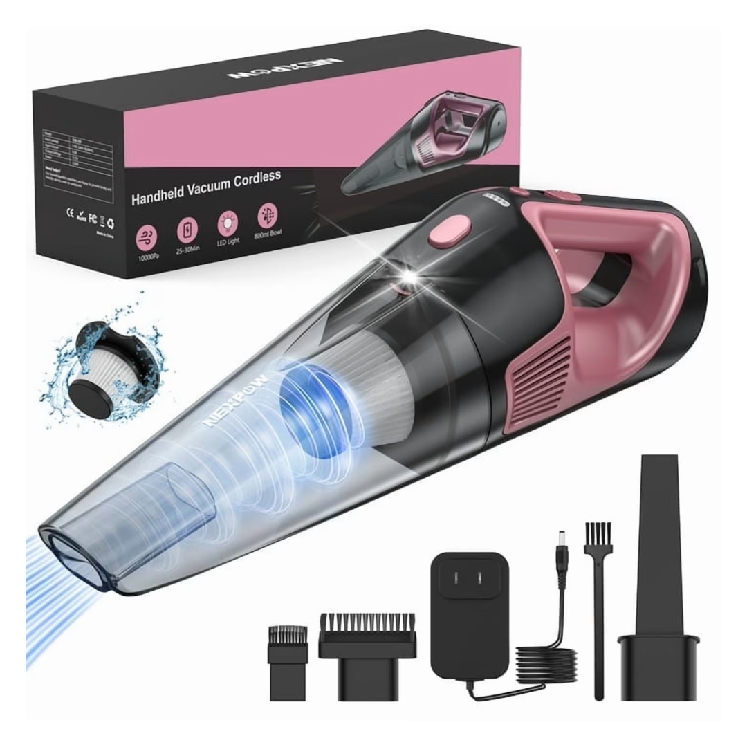 10000Pa Handheld 8400mAh Cordless Car Vacuum Cleaner (2 Colors)