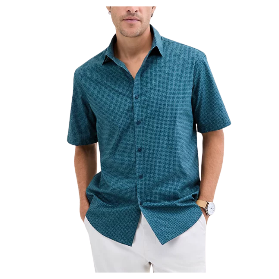 Alfani Men's Basketweave Shirt