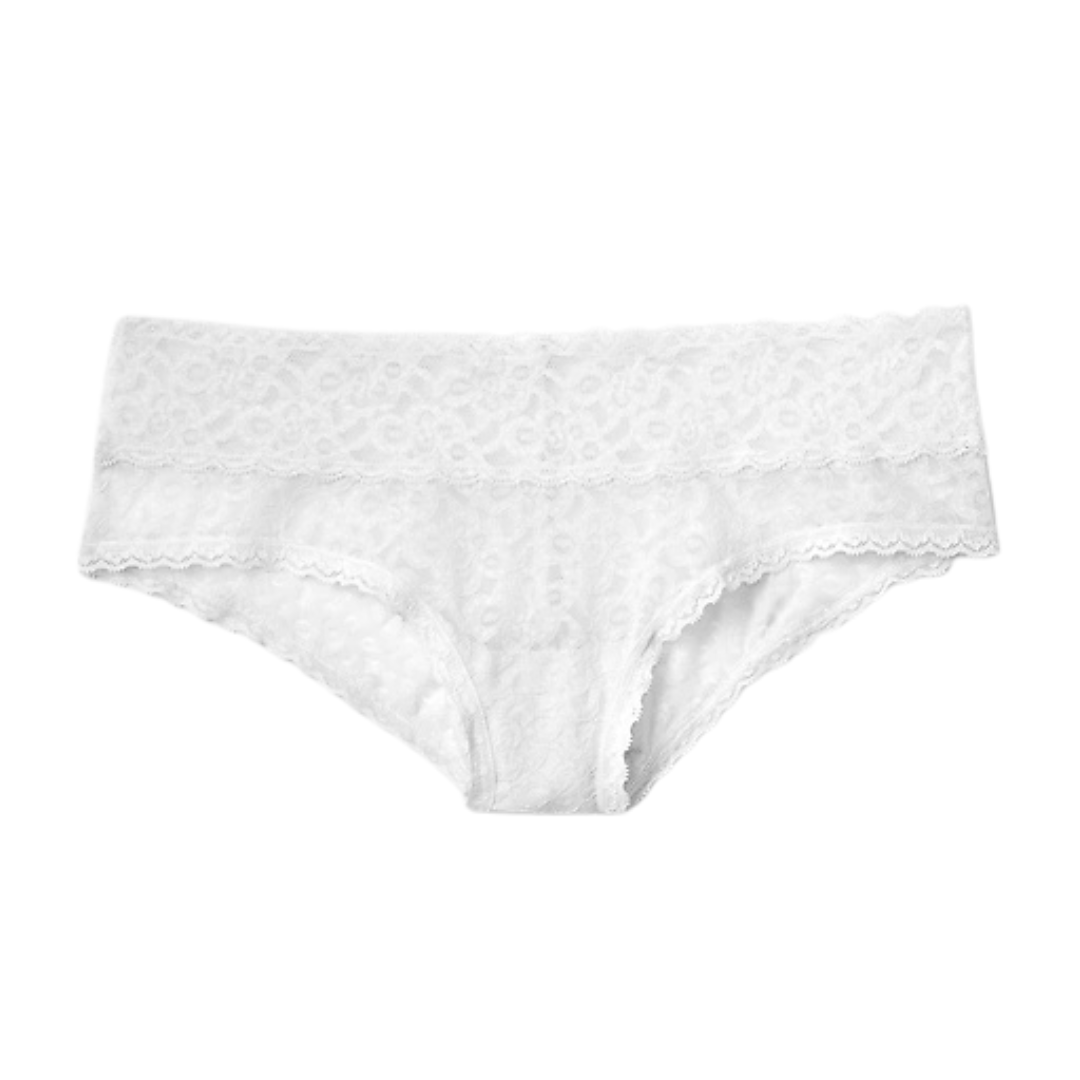GAP Women's Lace Cheeky Panty (White)