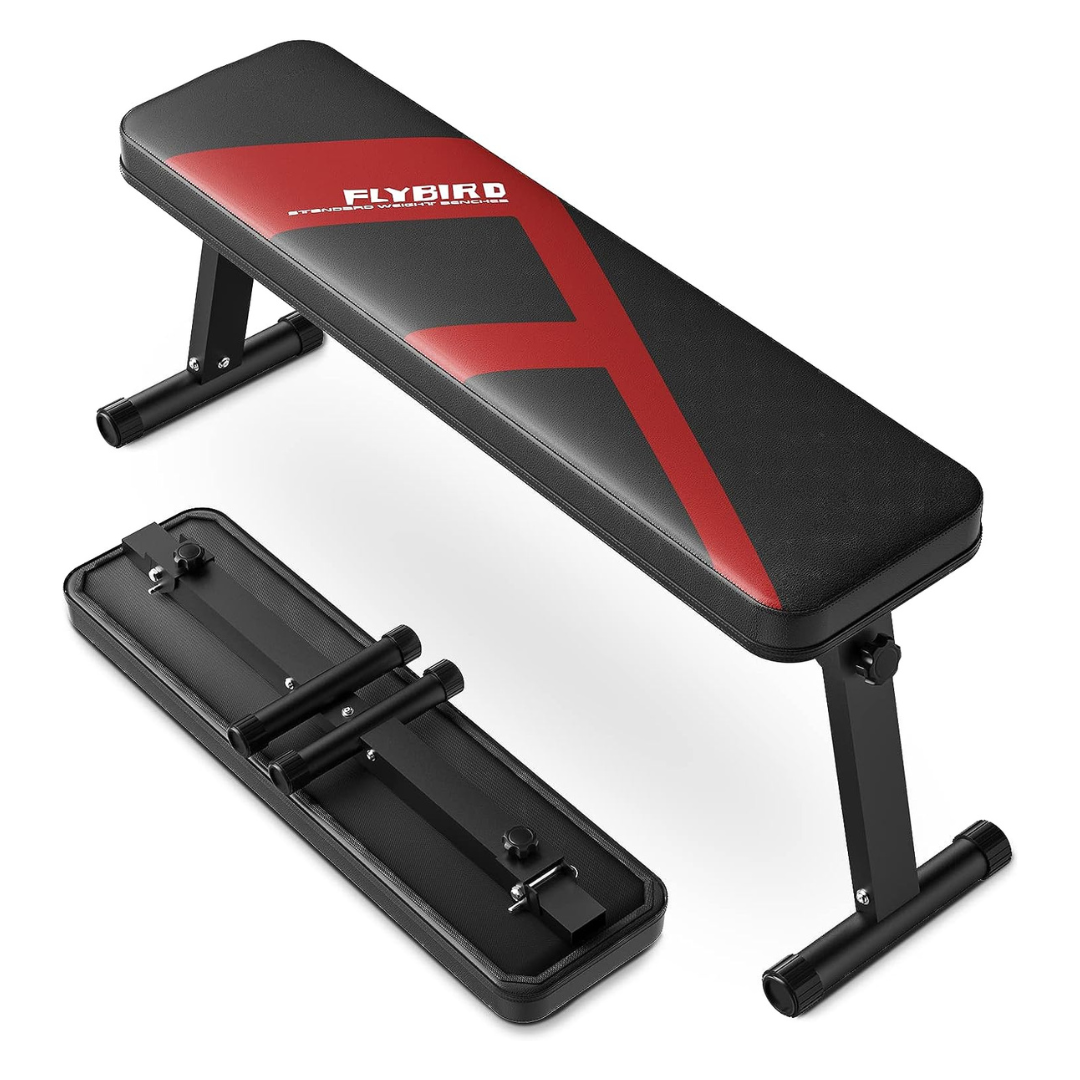 Flybird Sturdy Lightweight & Space-Saving Flat Bench
