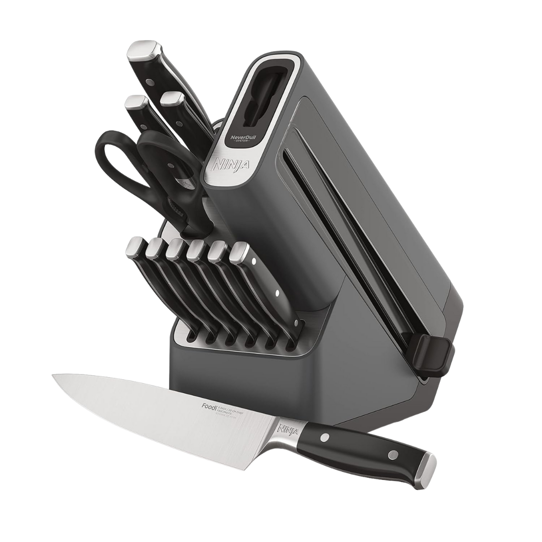 Ninja 12-Piece K32012 Foodi NeverDull Premium Knife System