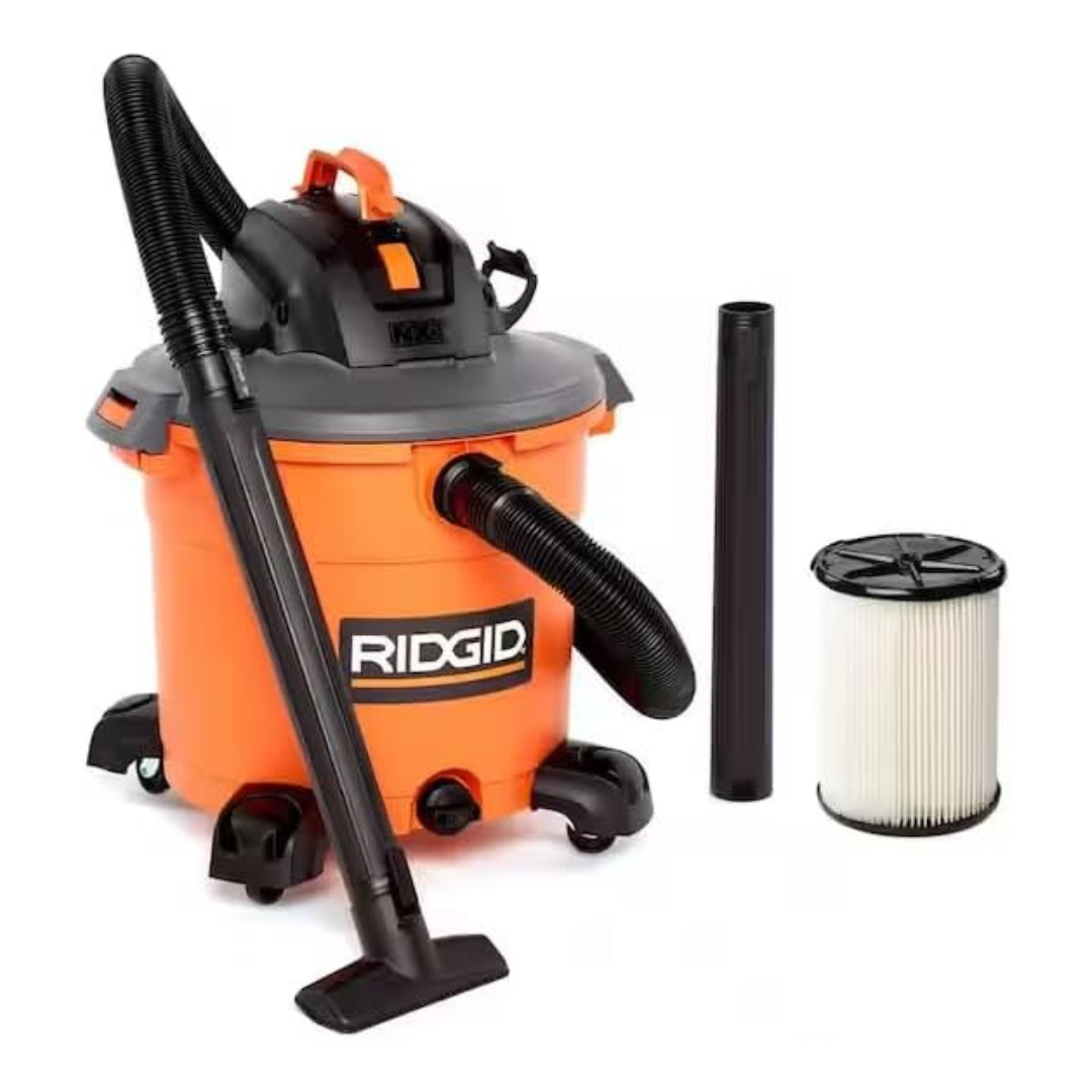 Ridgid HD1640 16-Gallon NXT Wet/Dry Shop Vacuum With Filter & Accessories