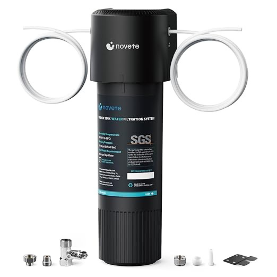 Novete 30,000 Gallon Capacity Under Sink Water Filter System