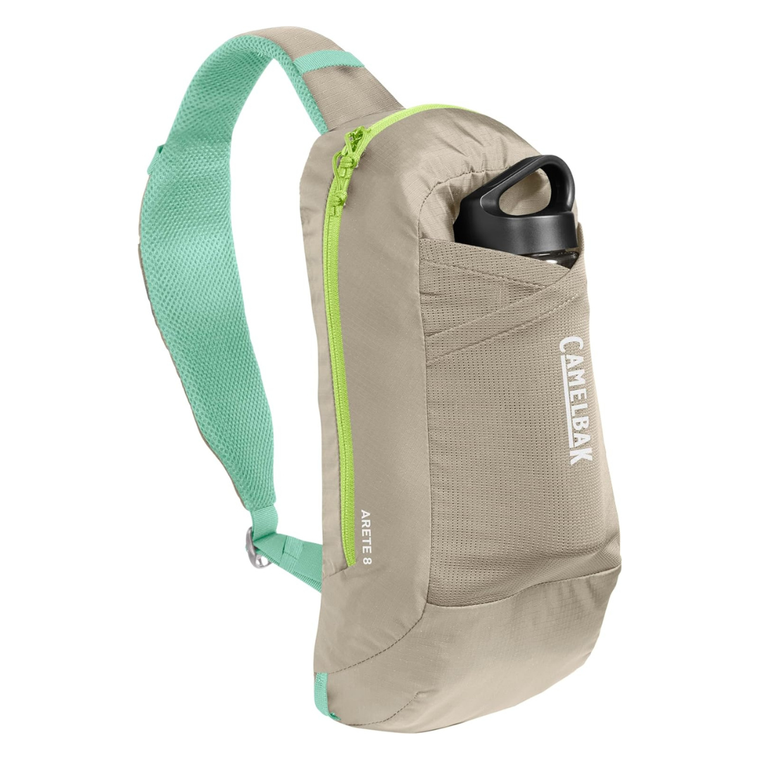 20oz CamelBak Arete Sling 8 Hike Pack With 6L Carry Cap Water Bottle