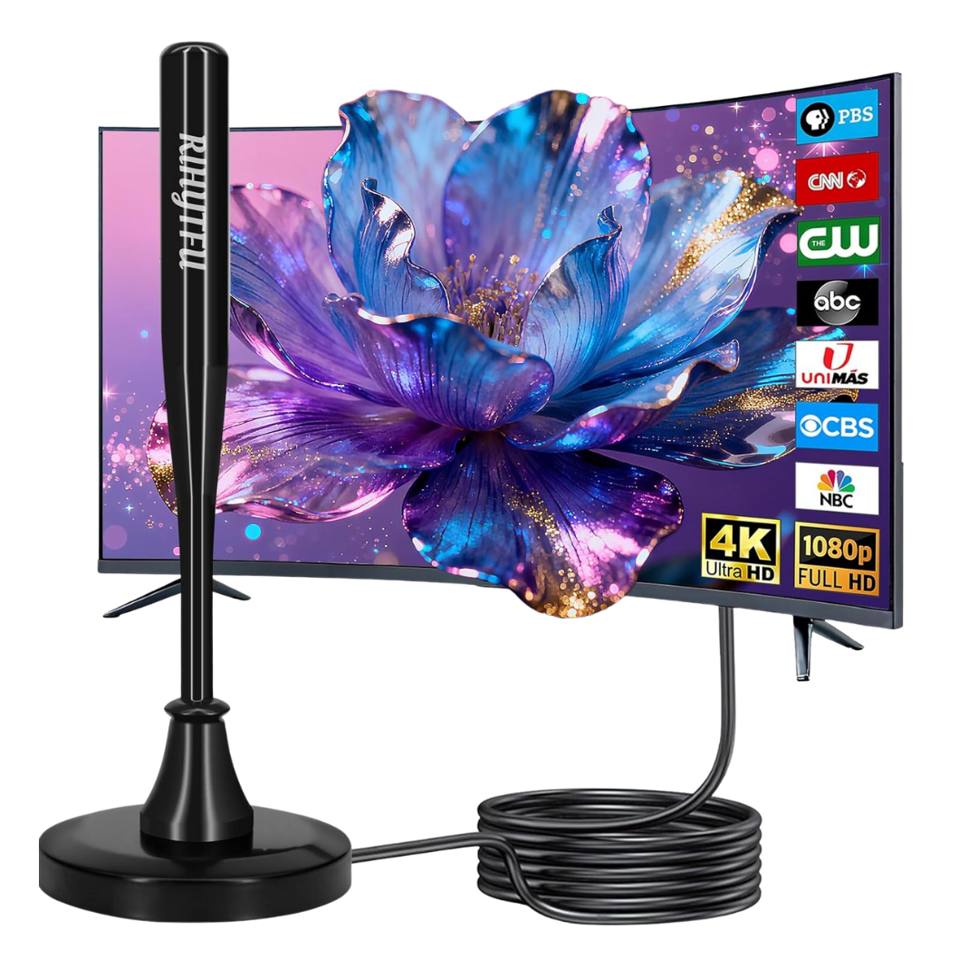 RIHYTFU Indoor HD Digital TV Antenna With Signal Booster