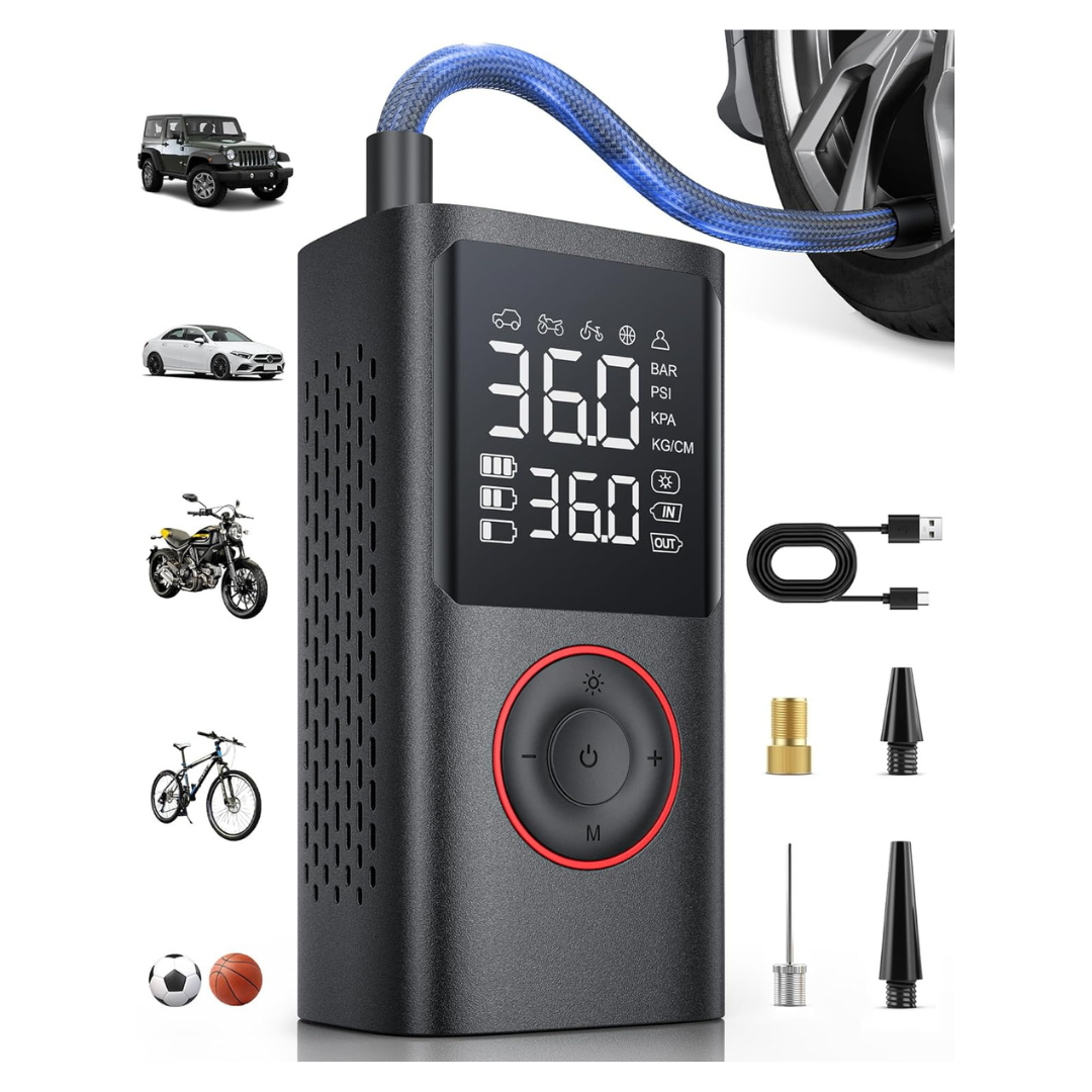150 PSI Cordless Tire Inflator Portable Air Compressor Pump